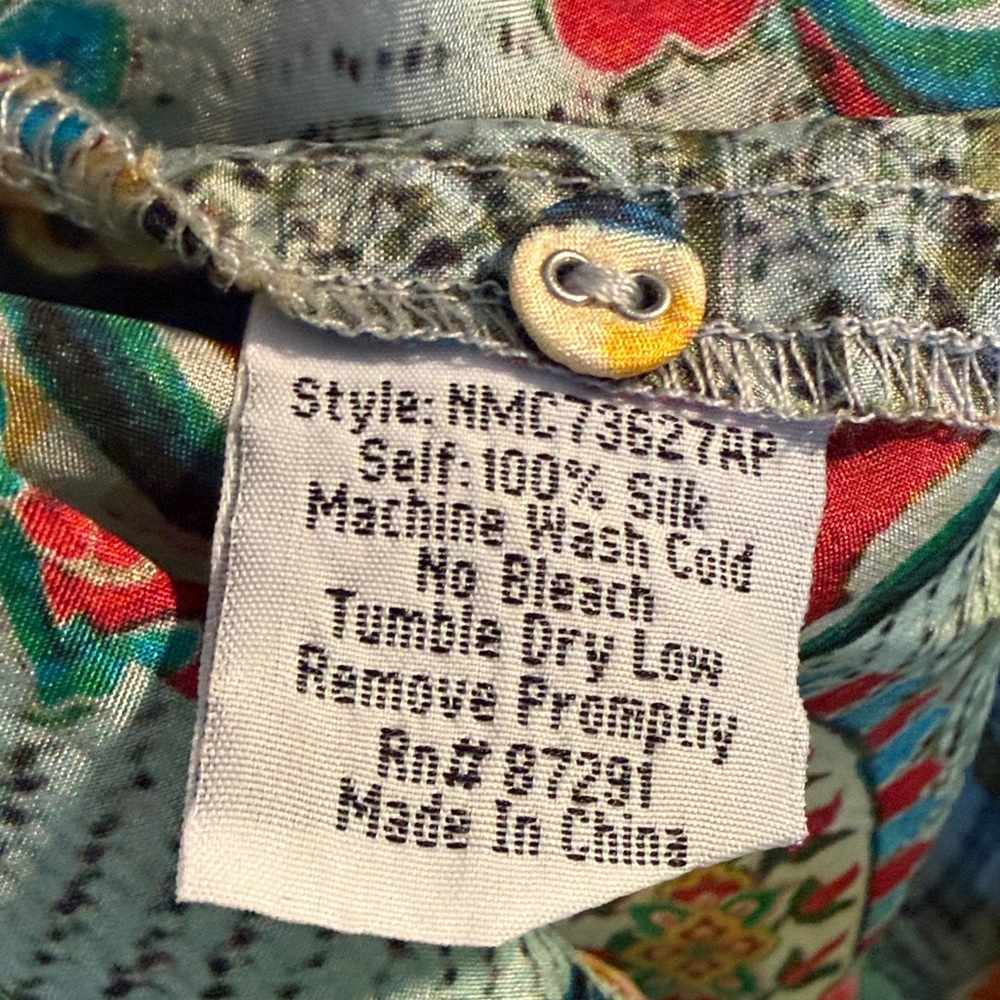 Johnny Was Multicolor Patchwork Blouse - image 9